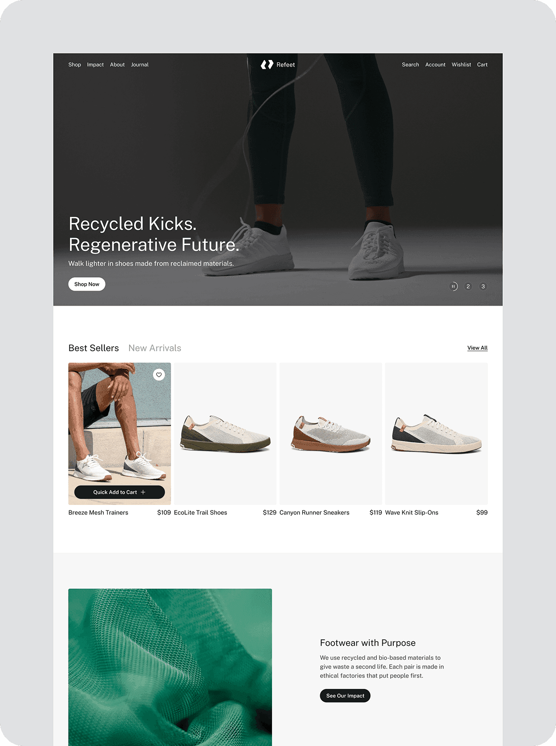 Refeet template preview